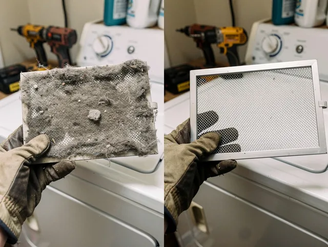 Professional lint trap cleaning by Dartmouth Dryer Vent Cleaning in Dartmouth