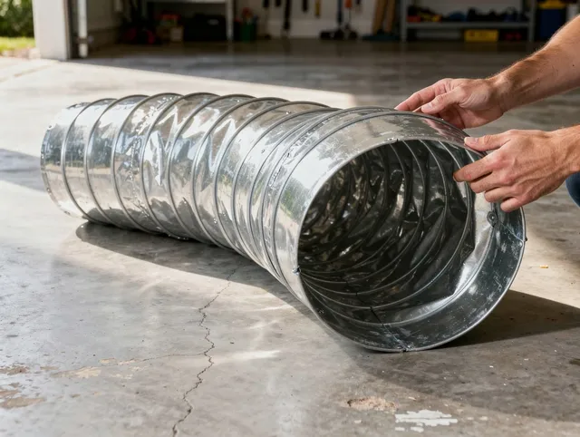 Dartmouth Dryer Vent Cleaning specialist using advanced equipment for thorough duct cleaning in Dartmouth