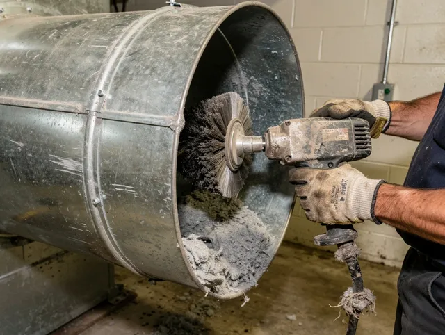 Industrial-grade dryer vent cleaning by Dartmouth Dryer Vent Cleaning in Dartmouth